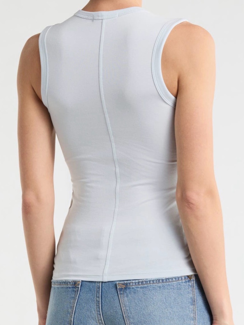 rag & bone V‑Neck Ribbed Tank Top - Picture 2 of 3